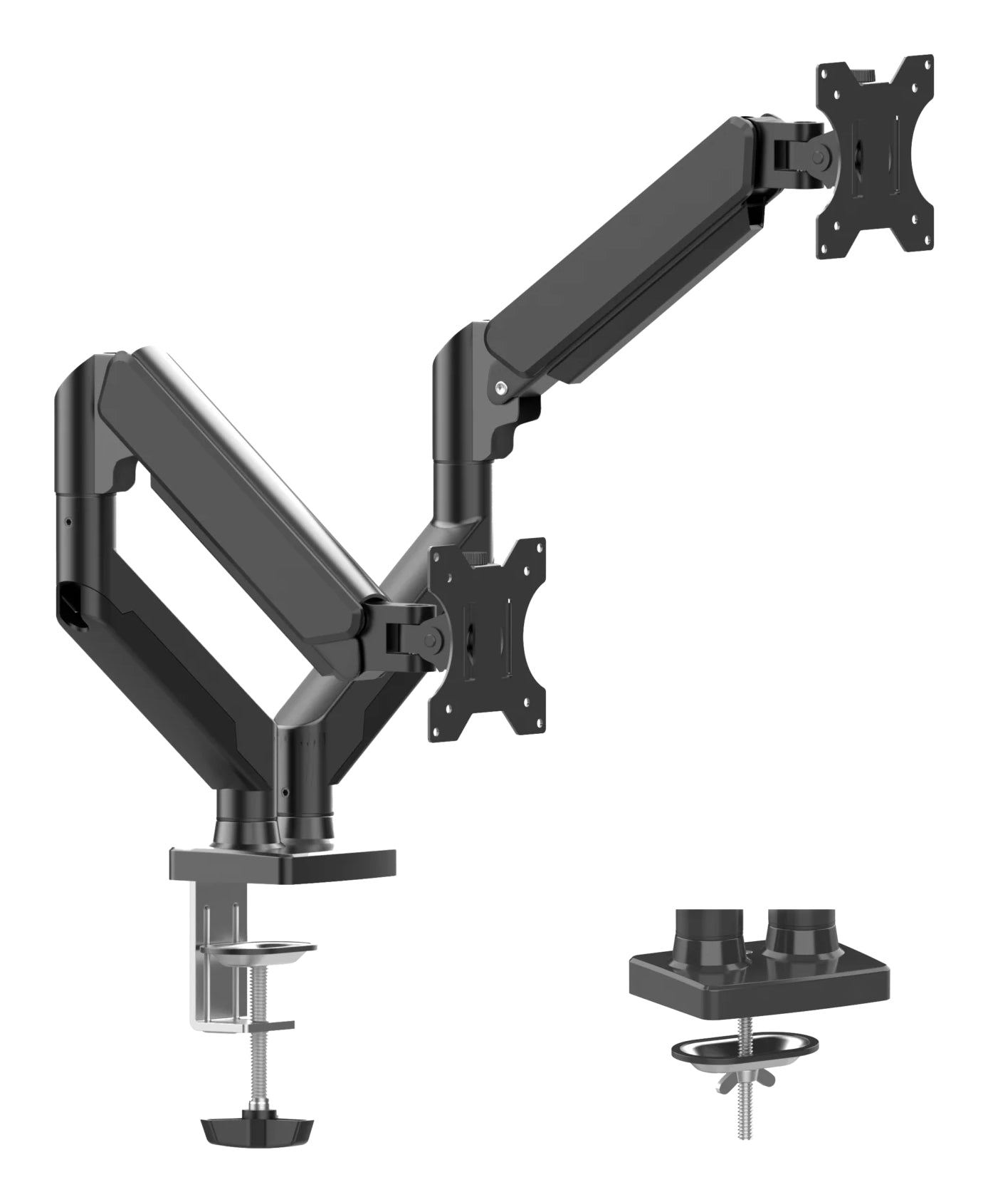 Brazo Articulador Para Dos Monitores Naceb (NA-0214) - Brazo Articulador Para Dos Monitores Na-0214 Negro Dsa2102 Brazo Articulador Para Dos Monitores Naceb (NA-0214) - Brazo Articulador Para Dos Monitores Na-0214 Negro Dsa2102